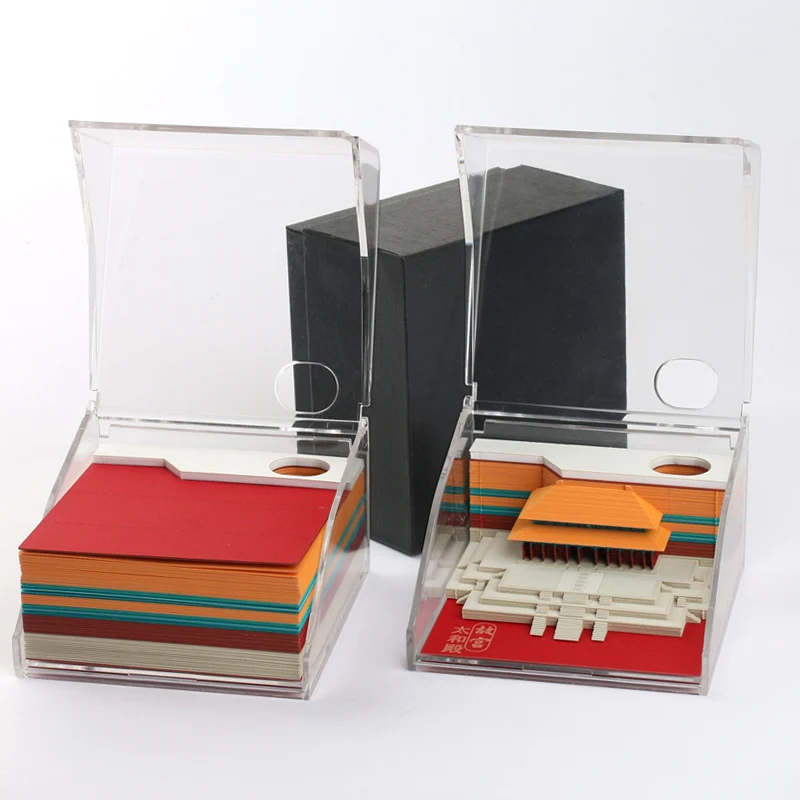 Vivid Beautiful Block 3D Memo Pads Chinese Style the Hall of Supreme Harmony 3D Paper Note
Vivid Beautiful Block 3D Memo Pads Chinese Style the Hall of Supreme Harmony 3D Paper Note