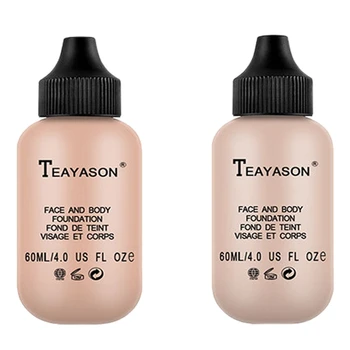 TEAYASON 2Pcs Matte Lasting Oil Control Concealer Cream Brighten Makeup Moisturizing Liquid Natural Face Foundation
TEAYASON 2Pcs Matte Lasting Oil Control Concealer Cream Brighten Makeup Moisturizing Liquid Natural Face Foundation