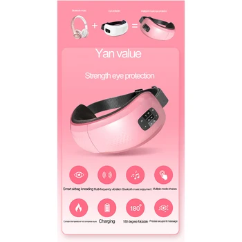 Electric Eye Massager Vibration Bluetooth Wrinkle Fatigue Relieve Presoterapia Hot Compress USB Charge Wireless Foldable Glasses
Electric Eye Massager Vibration Bluetooth Wrinkle Fatigue Relieve Presoterapia Hot Compress USB Charge Wireless Foldable Glasses
