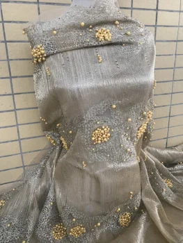 embroidered net French lace fabric with beads S-591814 Newest mesh guipure lace fabric
embroidered net French lace fabric with beads S-591814 Newest mesh guipure lace fabric