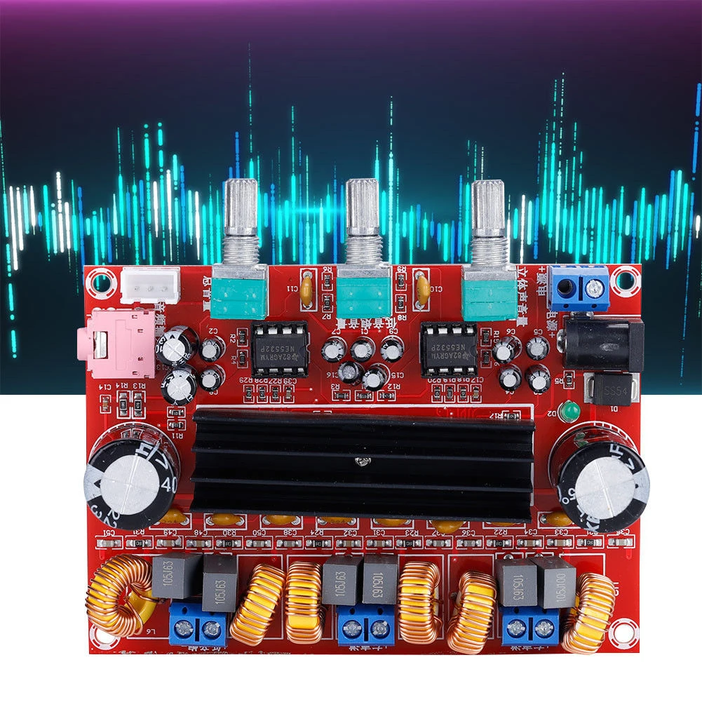 XH-M139 Amplifier Board Stereo Module Audio 50Wx2+100W 12~24V High Power TPA3116D2 Professional 2.1 Channel Digital Speaker
XH-M139 Amplifier Board Stereo Module Audio 50Wx2+100W 12~24V High Power TPA3116D2 Professional 2.1 Channel Digital Speaker