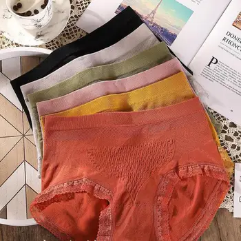 Sexy Sweet Seamless Underwear Women Mid Waist Solid Lace Hip Abdomen Briefs Panties Ladies Soft Comfortable Panties For Female 
Sexy Sweet Seamless Underwear Women Mid Waist Solid Lace Hip Abdomen Briefs Panties Ladies Soft Comfortable Panties For Female