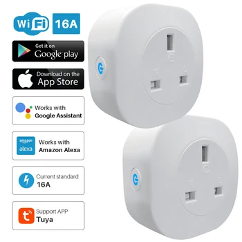 1-6Pack Smart Plug WiFi Outlet Plug 16A Works with Amazon Google Home Wireless Smart Socket Remote Control Timer Plug Switch D30
1-6Pack Smart Plug WiFi Outlet Plug 16A Works with Amazon Google Home Wireless Smart Socket Remote Control Timer Plug Switch D30