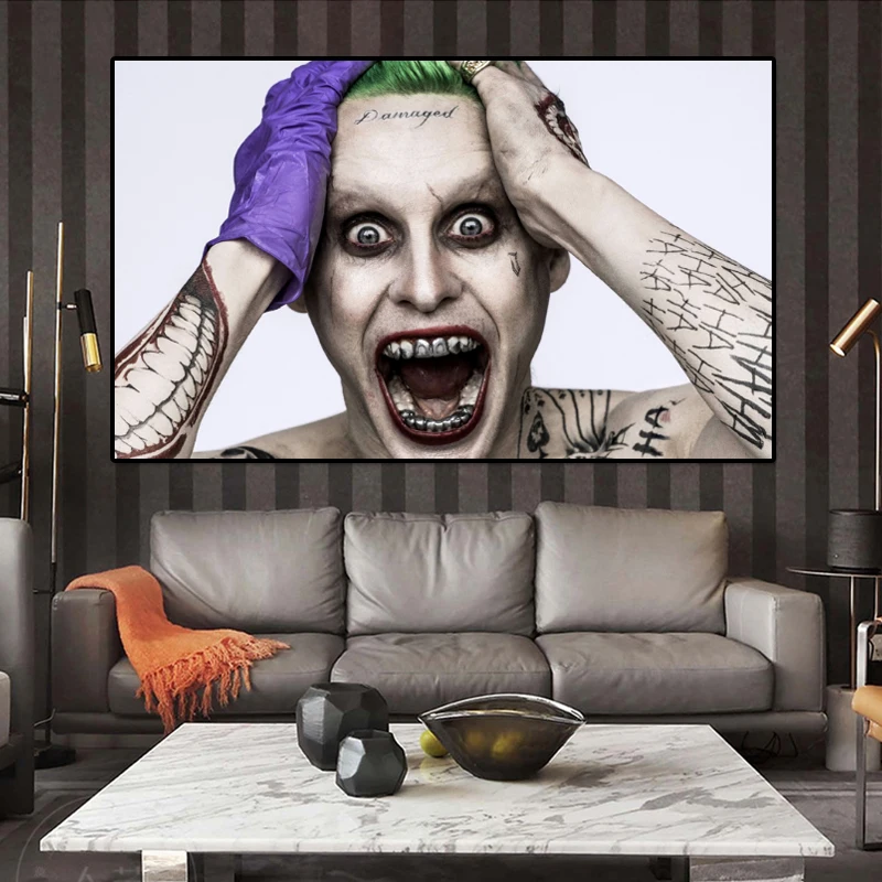 Canvas Painting Modern Wall Art Home Decor Living Room Movie Poster Pictures Joker Painting Portrait Posters and Prints Quadro
Canvas Painting Modern Wall Art Home Decor Living Room Movie Poster Pictures Joker Painting Portrait Posters and Prints Quadro