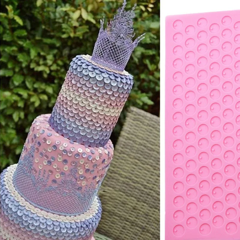 DBS046 Big Size Sequins pattern Lace Mat Silicone Mold Sugar Craft Cake Brim Decoration Tool Kitchenware DIY
DBS046 Big Size Sequins pattern Lace Mat Silicone Mold Sugar Craft Cake Brim Decoration Tool Kitchenware DIY
