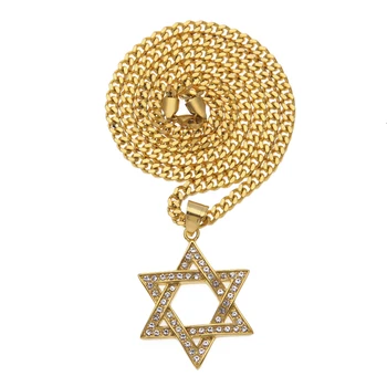 Europe Hip Hop Ice Zircon Six-star Pendant Necklaces Night Club Creativity Personality Star Fashion Necklace Jewelry Gift Unisex
Europe Hip Hop Ice Zircon Six-star Pendant Necklaces Night Club Creativity Personality Star Fashion Necklace Jewelry Gift Unisex