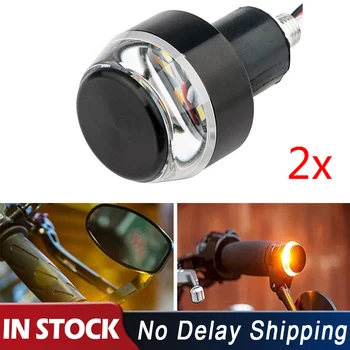 2 Pcs LED Motorcycle Handlebar End Turn Signal Light 22mm Yellow Universal Indicator Flasher Handle Bar Blinker Side Marker Lamp
2 Pcs LED Motorcycle Handlebar End Turn Signal Light 22mm Yellow Universal Indicator Flasher Handle Bar Blinker Side Marker Lamp