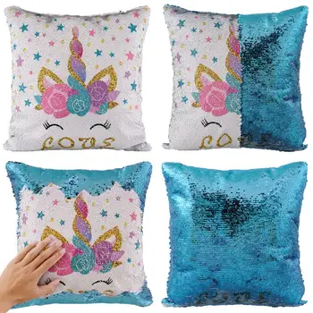 3pcs Cilected Animal Printed Sequins Pillow Case Reversible Cover Cushion Cover Pattern Throw Unicorn Sofa Waist Cushion
3pcs Cilected Animal Printed Sequins Pillow Case Reversible Cover Cushion Cover Pattern Throw Unicorn Sofa Waist Cushion