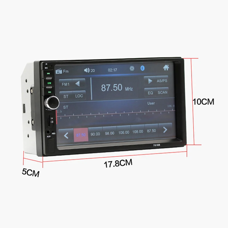 Car MP5 player Bluetooth HD player MP5 touch-sensitive video playback Car radio recorder Car audio multimedia player
Car MP5 player Bluetooth HD player MP5 touch-sensitive video playback Car radio recorder Car audio multimedia player