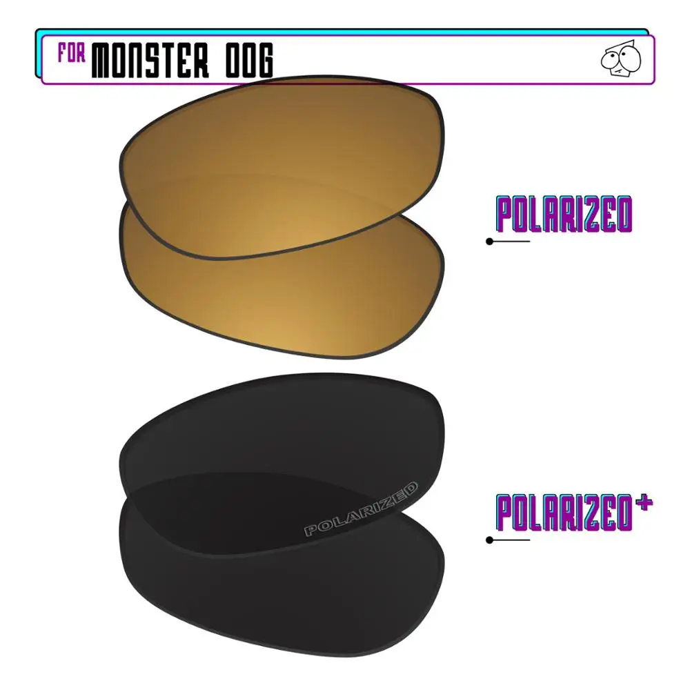 EZReplace Polarized Replacement Lenses for - Oakley Monster Dog Sunglasses - BlackPPlus-GunmetalP
EZReplace Polarized Replacement Lenses for - Oakley Monster Dog Sunglasses - BlackPPlus-GunmetalP