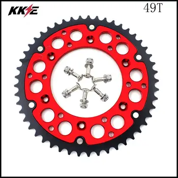 KKE 49T Red Rear Billet Sprocket FOR HONDA CR125R CR250R CRF250R CRF450R CRF250X CRF450X
KKE 49T Red Rear Billet Sprocket FOR HONDA CR125R CR250R CRF250R CRF450R CRF250X CRF450X