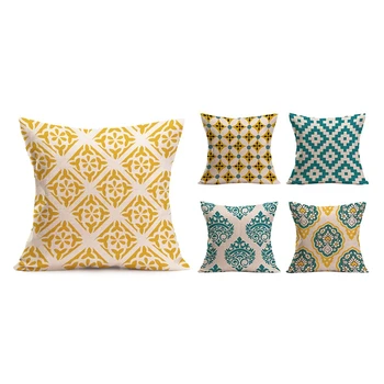 5 Pcs Geometric Pattern Decorative Pillow Set for Sofa Bedroom Car, 1 Pcs 43cm X 43cm & 4 Pcs 45 X 45cm
5 Pcs Geometric Pattern Decorative Pillow Set for Sofa Bedroom Car, 1 Pcs 43cm X 43cm & 4 Pcs 45 X 45cm