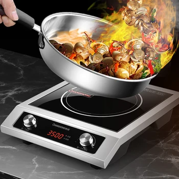 3500w Induction Cooker Commercial High Power Induction Cooktop Cooker Restaurant Household Waterproof Black Microlite Panel 220V
3500w Induction Cooker Commercial High Power Induction Cooktop Cooker Restaurant Household Waterproof Black Microlite Panel 220V