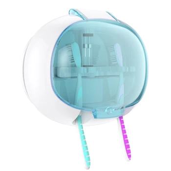 New UV Toothbrush Sanitizer Wall Mounted Toothbrush Holder Sterilizer Electric Toothbrush Cleaner Ultraviolet Toothbrush Holder
New UV Toothbrush Sanitizer Wall Mounted Toothbrush Holder Sterilizer Electric Toothbrush Cleaner Ultraviolet Toothbrush Holder