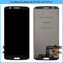 Ensemble écran tactile LCD, 5.7 pouces, pièce de rechange pour Motorola Moto G6 XT1925-3 XT1925-5=