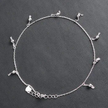 925 Sterling Silver Foot Chain Anklet Fine Jewelry Japanese Korean Female Simple Girlfriends Personality Fresh And Lovely Tassel
925 Sterling Silver Foot Chain Anklet Fine Jewelry Japanese Korean Female Simple Girlfriends Personality Fresh And Lovely Tassel