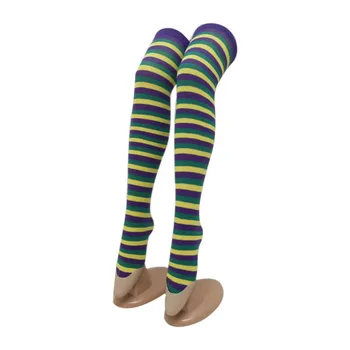 1Pair Christmas Stockings Slim Long Cosplay Party Costume Over Knee Stripe Socks SEP99
1Pair Christmas Stockings Slim Long Cosplay Party Costume Over Knee Stripe Socks SEP99