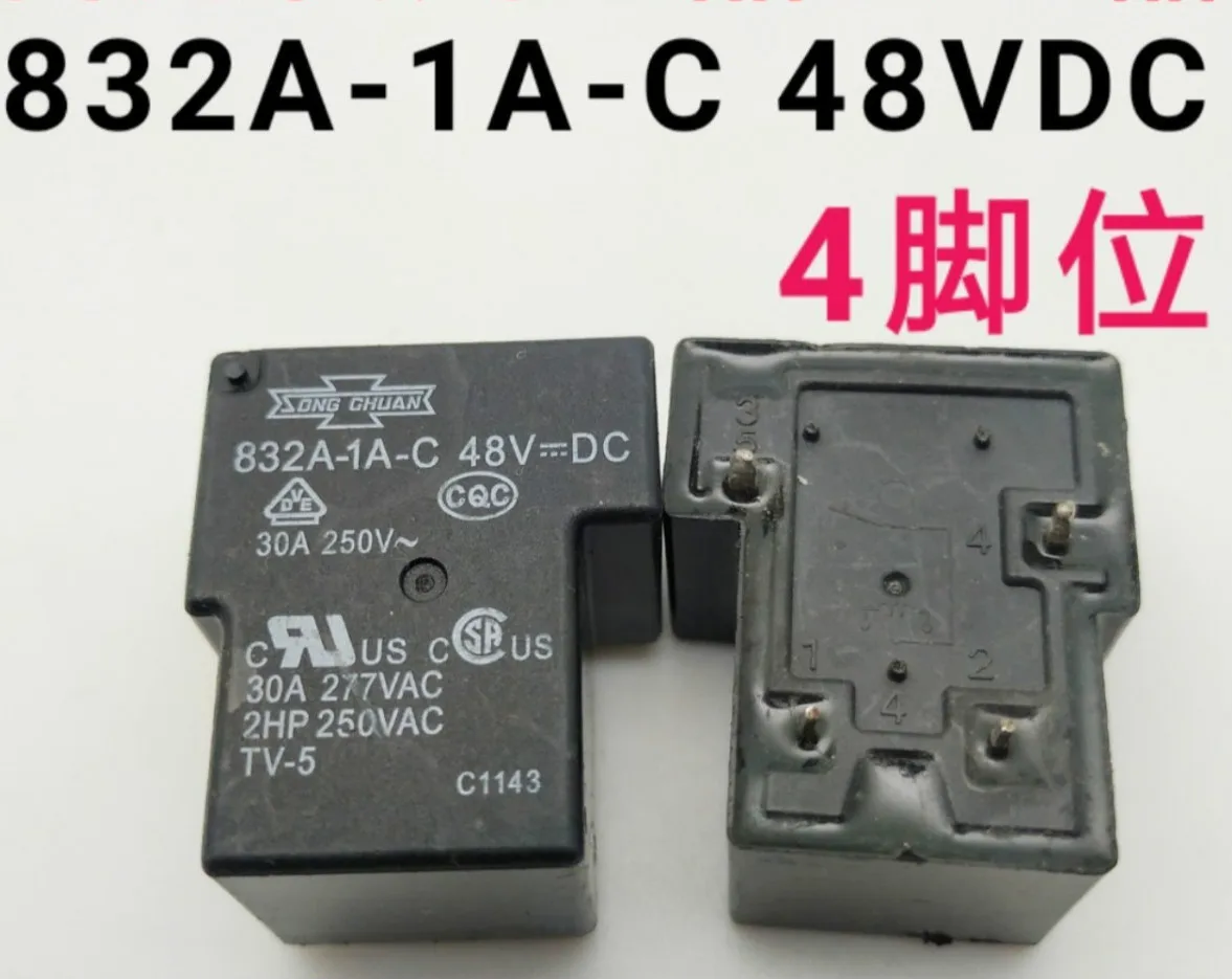 832A-1a-c 48VDC 30A 4-контактный релейный | Строительство и ремонт