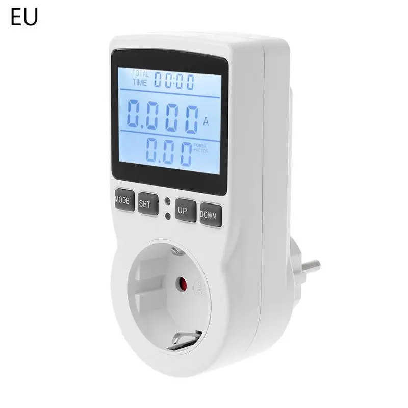 Digital Power Meter Socket Current Voltage Watt Energy Meter Electricity Cost Measuring Monitor Electronic Outlet Socket
Digital Power Meter Socket Current Voltage Watt Energy Meter Electricity Cost Measuring Monitor Electronic Outlet Socket