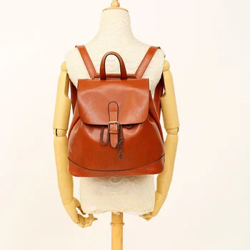 High quality lady multi-function casual backpack women leisure bag fashion designer shoulder leather vintage backpack for women
High quality lady multi-function casual backpack women leisure bag fashion designer shoulder leather vintage backpack for women