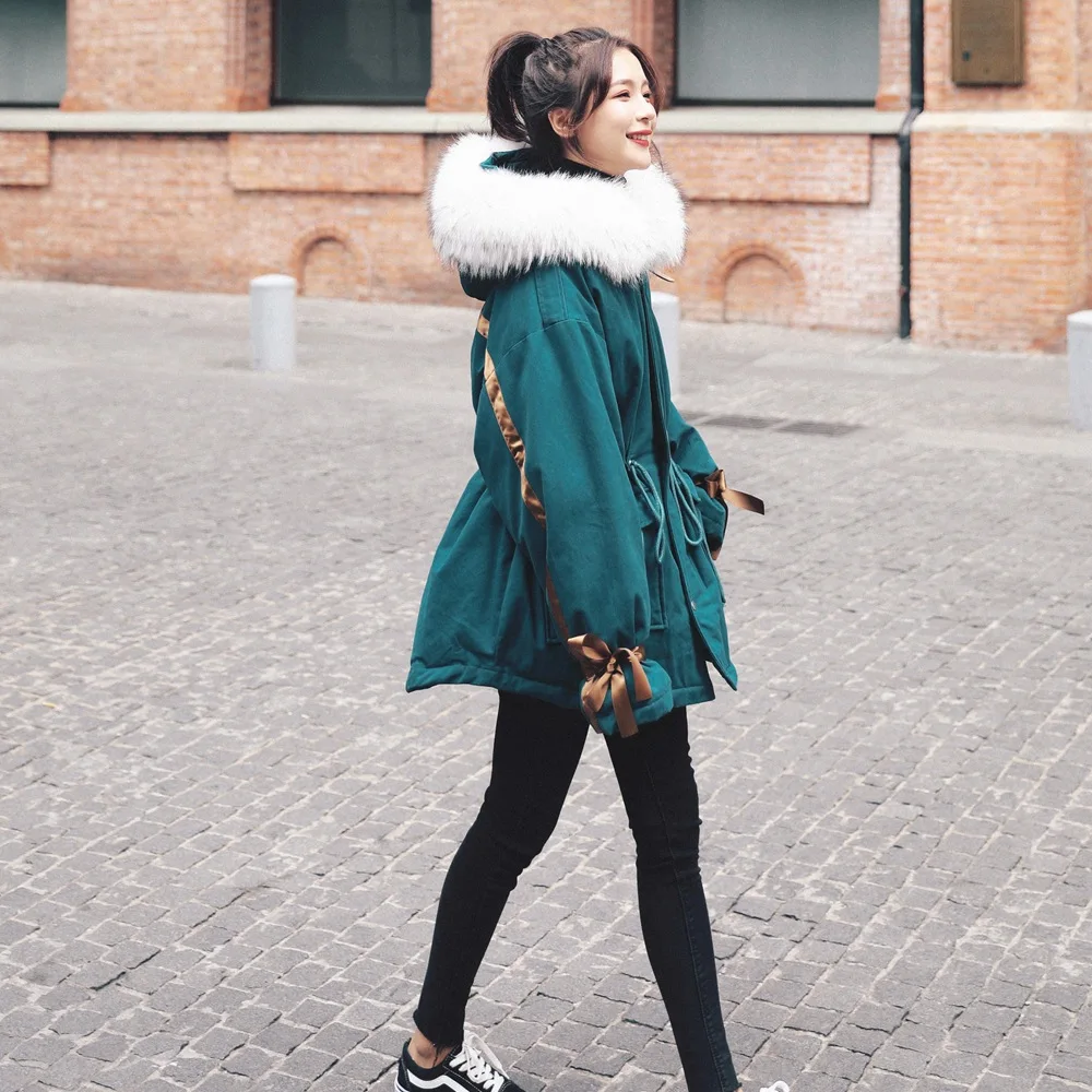 Cotton Coat Short Coat 2018 Winter New Style Korean-style WOMEN'S Wear Retro CHIC-Style Waist Hugging Hooded Fur Collar Webbing 
Cotton Coat Short Coat 2018 Winter New Style Korean-style WOMEN'S Wear Retro CHIC-Style Waist Hugging Hooded Fur Collar Webbing