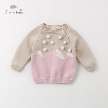 DB11774 dave bella winter cute baby girls ball knitted padded sweater kids fashion pullover toddler boutique tops
DB11774 dave bella winter cute baby girls ball knitted padded sweater kids fashion pullover toddler boutique tops
