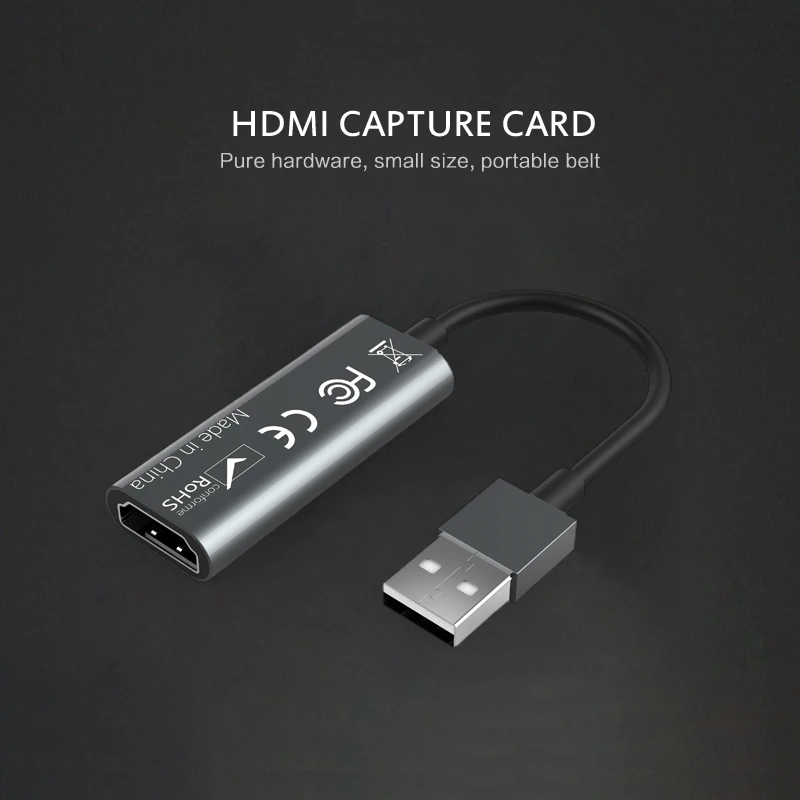 Mini 1080P HDMI To USB 2.0 USB2.0 Video Capture Card Phone Game Recording Box For Youtube OBS DVD Live PC Broadcast Connectors
Mini 1080P HDMI To USB 2.0 USB2.0 Video Capture Card Phone Game Recording Box For Youtube OBS DVD Live PC Broadcast Connectors