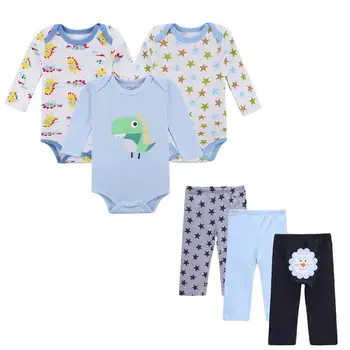6 PCS /Lot Baby Boy Clothes NewBorn Toddler Infant 0-12 Autumn/Spring Baby Rompers+ Baby Pants Baby Clothing Set
6 PCS /Lot Baby Boy Clothes NewBorn Toddler Infant 0-12 Autumn/Spring Baby Rompers+ Baby Pants Baby Clothing Set