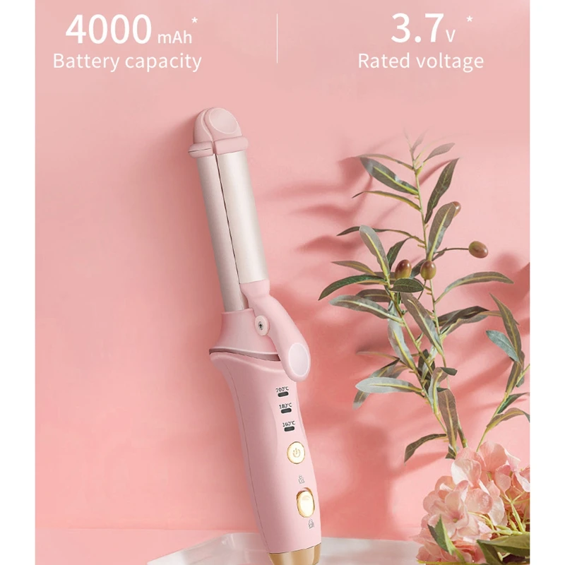 Cordless Curling Iron USB Rechargeable Ceramic Curling Wand Hair Straightener
Cordless Curling Iron USB Rechargeable Ceramic Curling Wand Hair Straightener