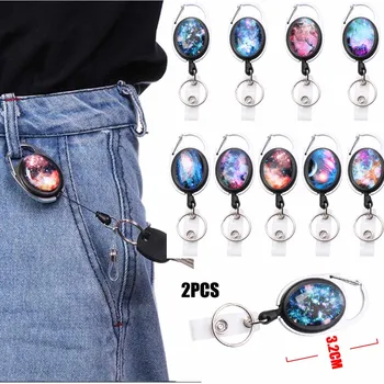 2020 New Starry Sky Marble Oval Pull Buckle Retractable Reel Badge Clip Belt Clip Key Ring Metal ID Card Badge Holder Stationery
2020 New Starry Sky Marble Oval Pull Buckle Retractable Reel Badge Clip Belt Clip Key Ring Metal ID Card Badge Holder Stationery