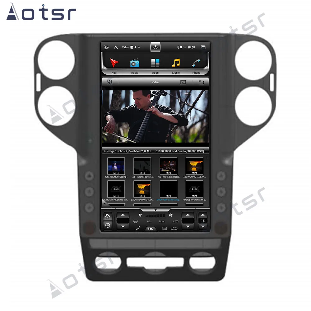 For Volkswagen VW Tiguan 2010 - 2016 Tesla Screen Android Car Radio Multimedia Video Player GPS Navigation Carplay | Автомобили и