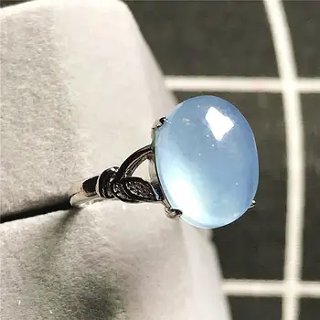 12x9mm Natural Ocean Blue Aquamarine Beads Ring Jewelry For Woman Lady Man Crystal Oval Stone Silver Adjustable Size Ring AAAAA
12x9mm Natural Ocean Blue Aquamarine Beads Ring Jewelry For Woman Lady Man Crystal Oval Stone Silver Adjustable Size Ring AAAAA