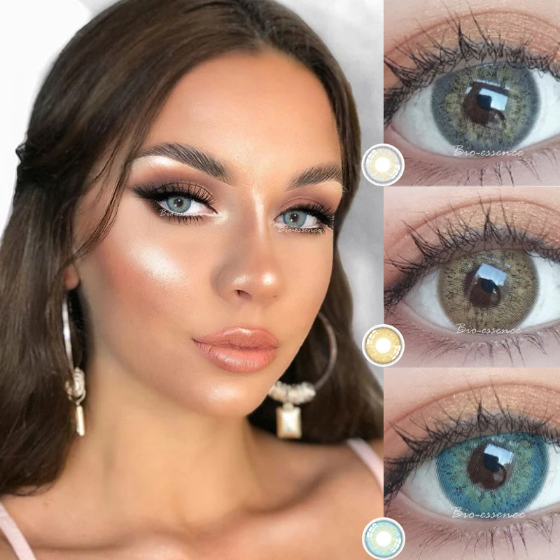 2pcs Yearly Russian Seriers Blue Contact Lenses Colored Contact Lens Eye contacts Natural for Dark Eyes Makeup Bio-essence
2pcs Yearly Russian Seriers Blue Contact Lenses Colored Contact Lens Eye contacts Natural for Dark Eyes Makeup Bio-essence