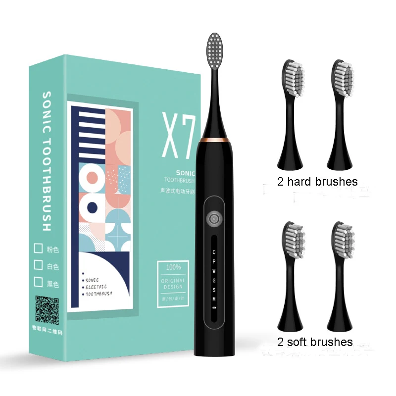 Sonic Electric Toothbrush Adult IPX7 Waterproof Ultrasonic automatic Fast USB Charging Tooth Brush Super Long 60 Days Standby
Sonic Electric Toothbrush Adult IPX7 Waterproof Ultrasonic automatic Fast USB Charging Tooth Brush Super Long 60 Days Standby