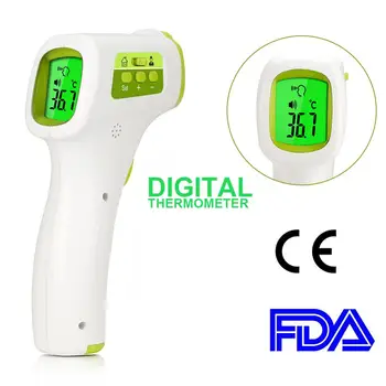 Infrared Digital Thermometer Non-Contact Body Temperature Gun Forehead Body Temperature Fever Measure Tool For Adult Kids 
Infrared Digital Thermometer Non-Contact Body Temperature Gun Forehead Body Temperature Fever Measure Tool For Adult Kids