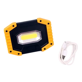 30W COB Work Light USB Rechargeable 3 Modes Hand Lamp W/ Batteries For Camping USB Charging Cable For Work, Hiking, Camping
30W COB Work Light USB Rechargeable 3 Modes Hand Lamp W/ Batteries For Camping USB Charging Cable For Work, Hiking, Camping