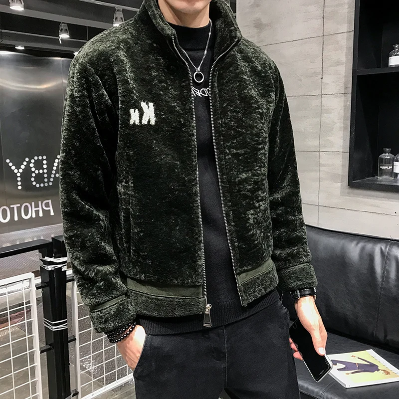 Veste Homme Hiver 2020 Winter Thicken Wool Bomber Jacket Sections Woolen Warm Teddy Coat Casual Men Overcoat
Veste Homme Hiver 2020 Winter Thicken Wool Bomber Jacket Sections Woolen Warm Teddy Coat Casual Men Overcoat