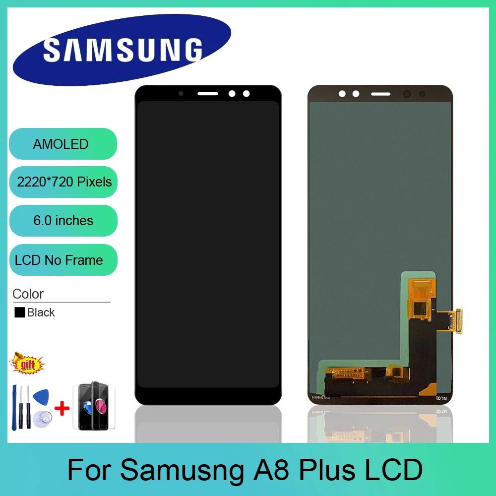 AMOLED For Samsung Galaxy A8 Plus 2018 A730 LCD Display Touch Screen Digitizer Assembly Replacement For Samsung A730 A730F LCD
AMOLED For Samsung Galaxy A8 Plus 2018 A730 LCD Display Touch Screen Digitizer Assembly Replacement For Samsung A730 A730F LCD