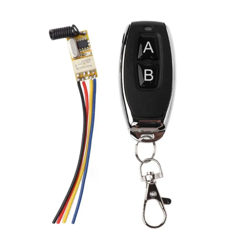 RF 2CH Mini Remote Control Switch Waterproof 12V DC3.7V to 24V Universal Relay Transmitter 433MHz Receiver Module
RF 2CH Mini Remote Control Switch Waterproof 12V DC3.7V to 24V Universal Relay Transmitter 433MHz Receiver Module