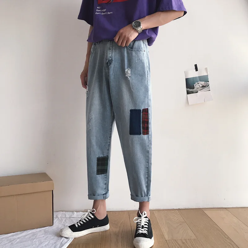 Large Size Patch Jeans Long Pants INS Fashion CEC Pants Hong Kong Flavor Ripped Jeans Loose Casual Pants Nk36
Large Size Patch Jeans Long Pants INS Fashion CEC Pants Hong Kong Flavor Ripped Jeans Loose Casual Pants Nk36