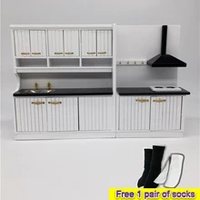 1:12 Mini Doll House Kitchen Scene OB11 Miniature Model White European-Style Kitchen Two-Piece BJD Photo Props And Furnishings
1:12 Mini Doll House Kitchen Scene OB11 Miniature Model White European-Style Kitchen Two-Piece BJD Photo Props And Furnishings