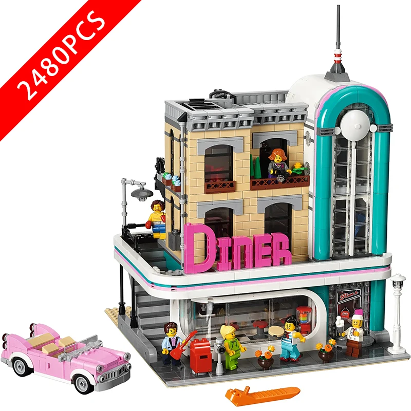 New Legoings Advanced Model Series Toys Downtown Diner Compatible Legoingings 10260 Building Blocks for Children Birthday Gift
New Legoings Advanced Model Series Toys Downtown Diner Compatible Legoingings 10260 Building Blocks for Children Birthday Gift