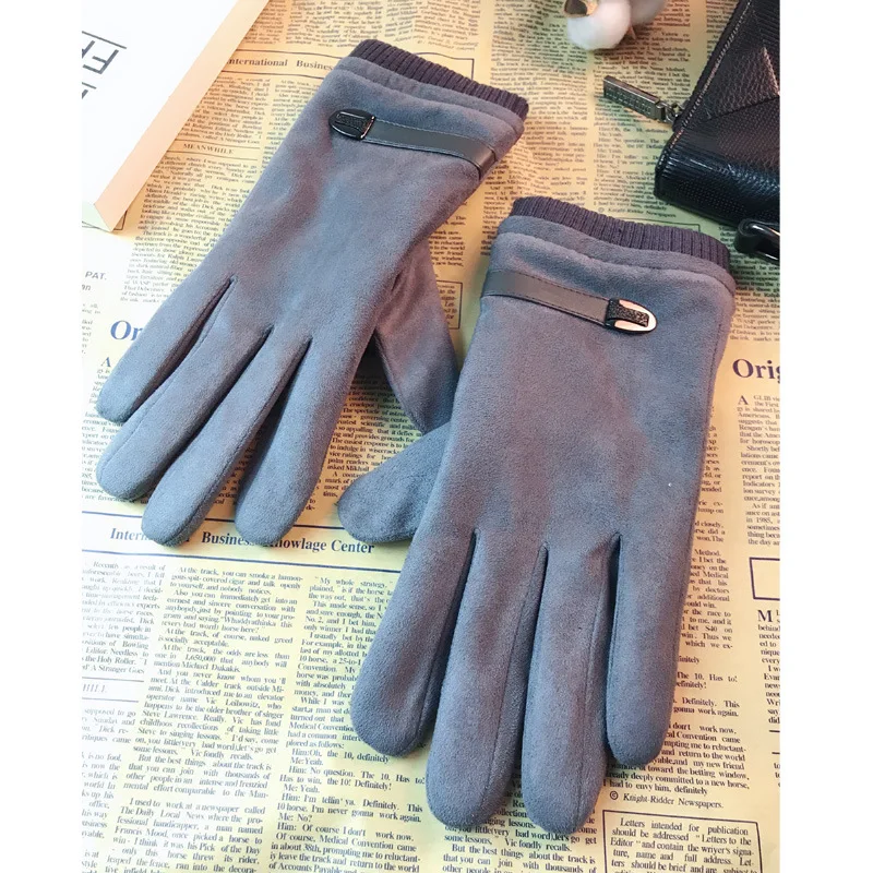 Suede gloves men's warm gloves double layer Plush thick gloves touch screen gloves women gloves cashmere black gloves
Suede gloves men's warm gloves double layer Plush thick gloves touch screen gloves women gloves cashmere black gloves