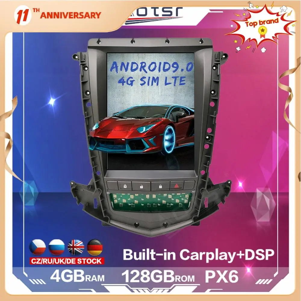 128GB Tesla Android Car Multimedia Radio For Cadillac SRX 2009 - 2012 Player Auto GPS Navigation Car Stereo DSP Carplay 4G SIM 
128GB Tesla Android Car Multimedia Radio For Cadillac SRX 2009 - 2012 Player Auto GPS Navigation Car Stereo DSP Carplay 4G SIM