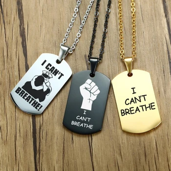 USA Black Resist Fist I Can't Breathe Pendant Necklace Stainless Steel George Floyd Black Lives Matter Necklaces Jewelry
USA Black Resist Fist I Can't Breathe Pendant Necklace Stainless Steel George Floyd Black Lives Matter Necklaces Jewelry