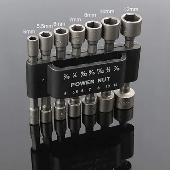 14pcs Hex Power Nut Driver Drill Bit Set Socket Bit Adapter Metric Socket Strong Sleeve High Quality Power Drilling Tools
14pcs Hex Power Nut Driver Drill Bit Set Socket Bit Adapter Metric Socket Strong Sleeve High Quality Power Drilling Tools