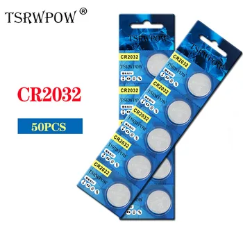 TSRWPOW 50PCS/10PACK cr2032 3v Button Cell Battery 5004LC DL2032 ECR2032 KCR2032 Lithium Coin Batteries For Watches Calculator
TSRWPOW 50PCS/10PACK cr2032 3v Button Cell Battery 5004LC DL2032 ECR2032 KCR2032 Lithium Coin Batteries For Watches Calculator