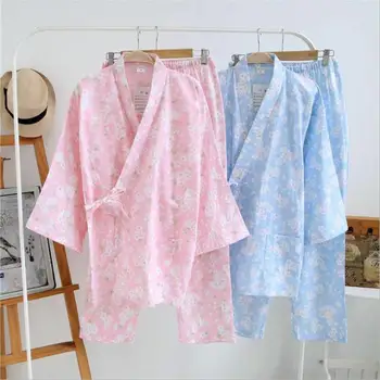 Japanese Pajamas Sets Yukata Suits Cotton Robes Nightgown Maternity Nursing Kimono Sleepwear Bathrobe Leisure Homewear Lounge
Japanese Pajamas Sets Yukata Suits Cotton Robes Nightgown Maternity Nursing Kimono Sleepwear Bathrobe Leisure Homewear Lounge