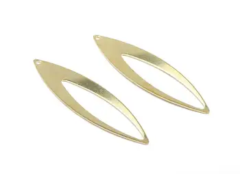 Brass Marquise Charms - Raw Brass Marquise Earrings and Pendant - 12PCS/LOT - Earring Finding - 42x12x0.7mm - PP2948
Brass Marquise Charms - Raw Brass Marquise Earrings and Pendant - 12PCS/LOT - Earring Finding - 42x12x0.7mm - PP2948