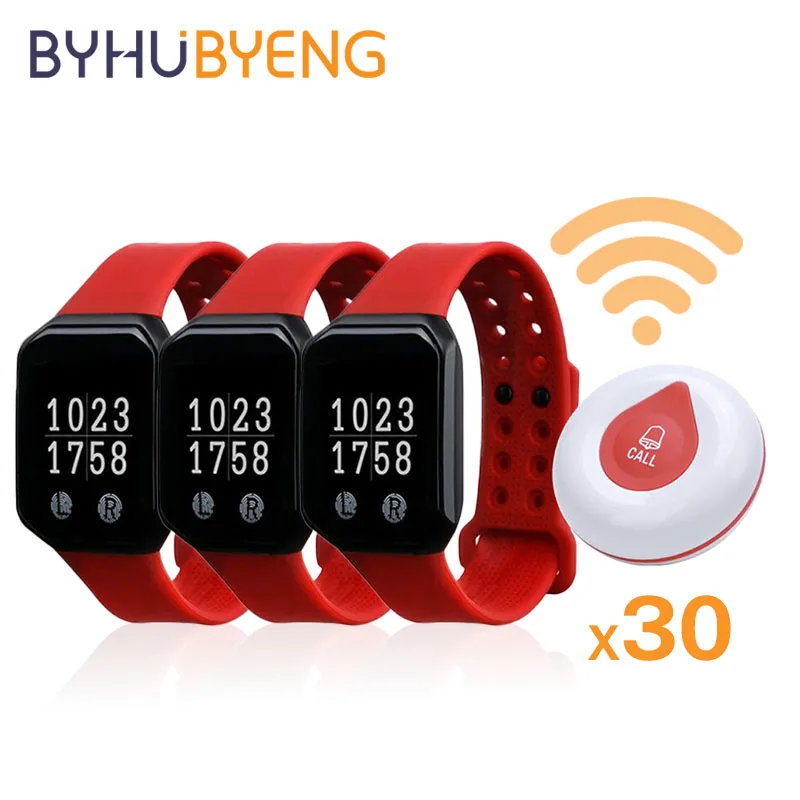 BYHUBYENG Restaurant Caller Pocsag Wireless Waiter Calling System Call Button Waterproof Vibrat Wrist Watch Pager Table Service
BYHUBYENG Restaurant Caller Pocsag Wireless Waiter Calling System Call Button Waterproof Vibrat Wrist Watch Pager Table Service